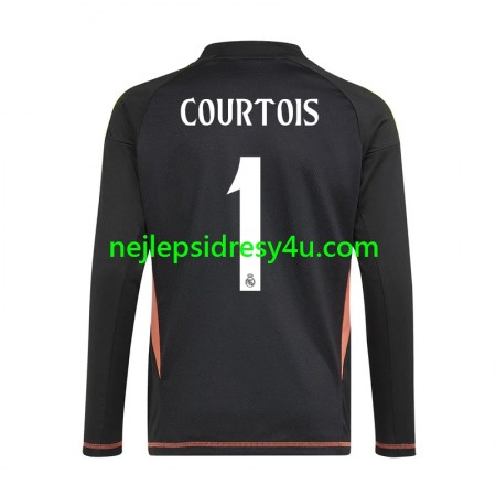 Fotbalový Dres Real Madrid Thibaut Courtois 1 Brankářské Venkovní 2024/25